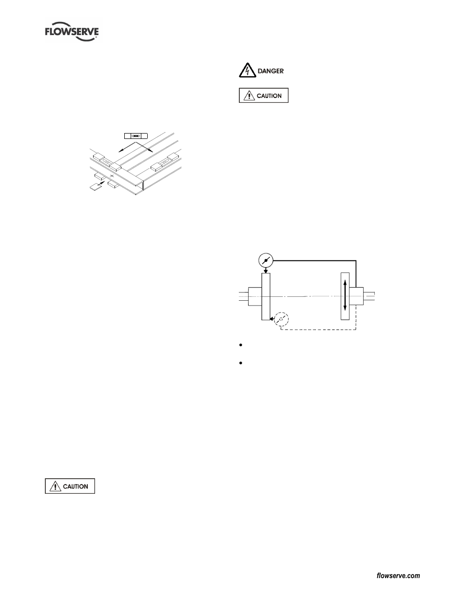 4 grouting 4.5 initial alignment, Grouting (4.4), Thermal expansion (4.5.1) | Flowserve CPX IDP User Manual | Page 13 / 44