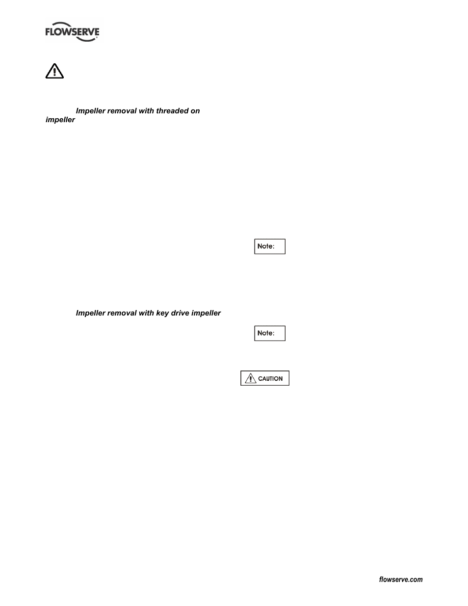 9 examination of parts, Examination of parts (6.9) | Flowserve CPX IDP User Manual | Page 28 / 44