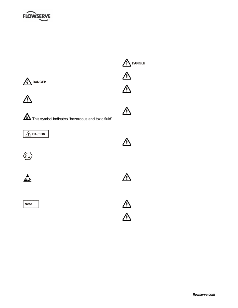 6 safety, Safety action (1.6.3), Safety markings (1.6.1) | Flowserve CPX IDP User Manual | Page 5 / 44