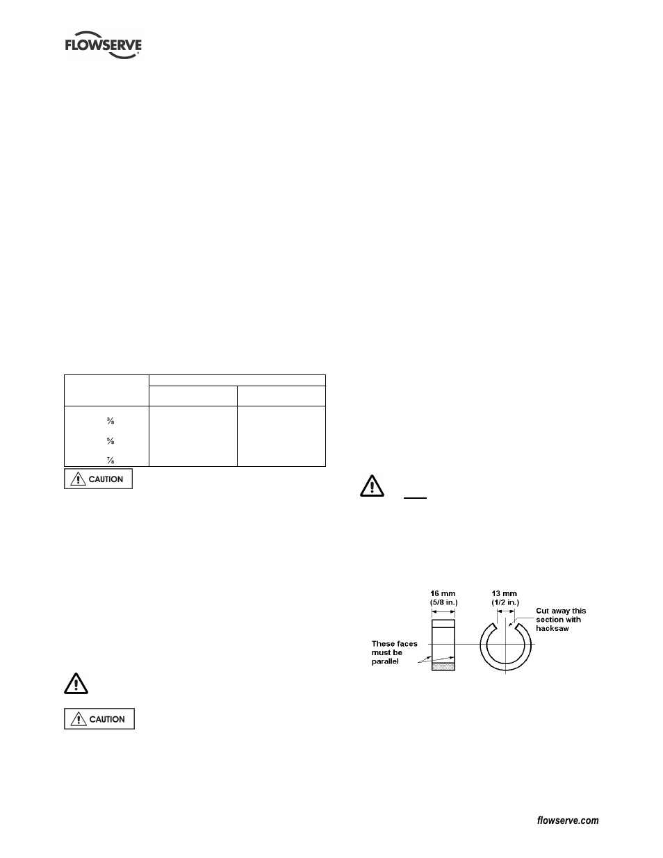 5 tools required, 6 fastener torques, 7 renewal clearances | 8 disassembly | Flowserve LR Worthington User Manual | Page 26 / 48