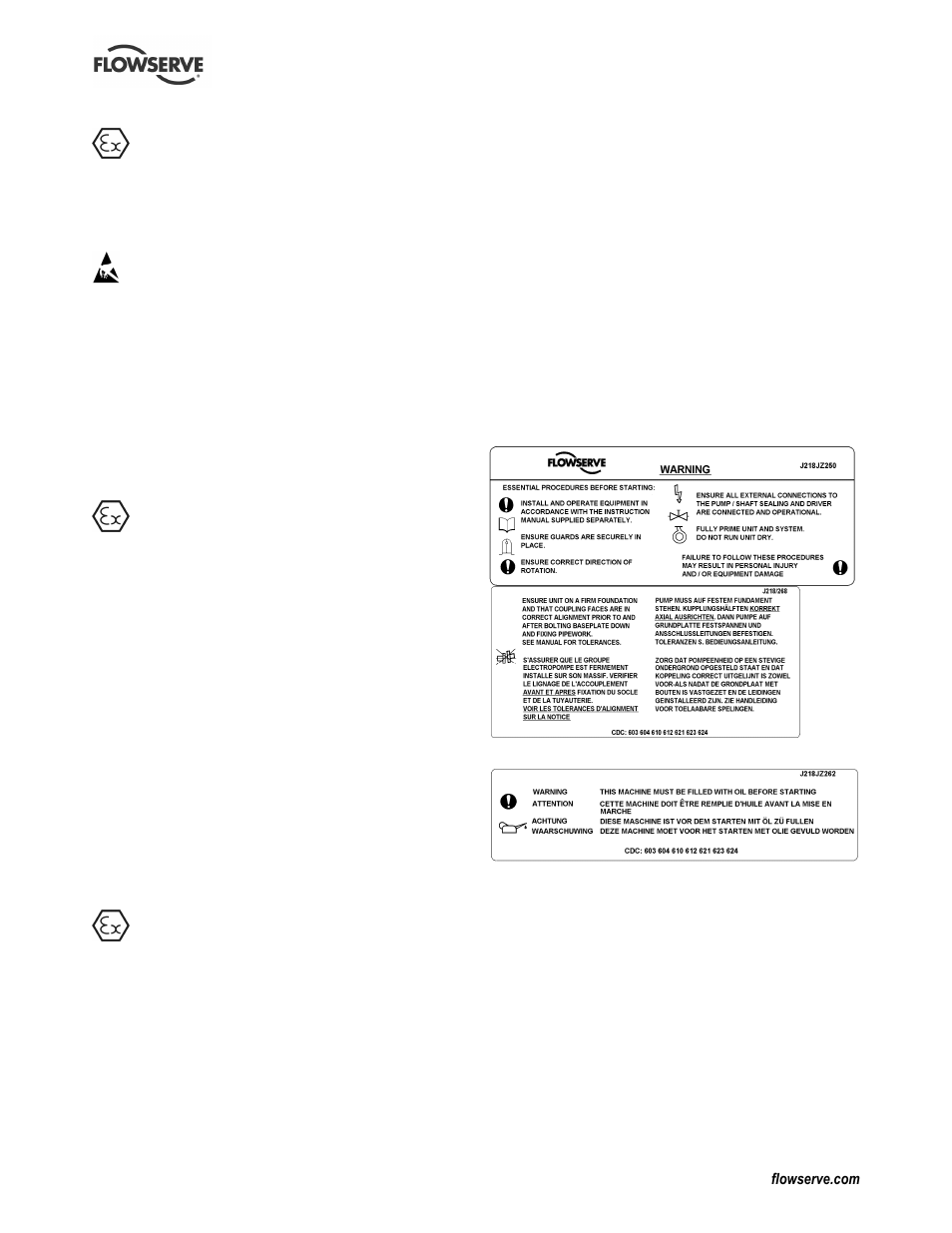 Flowserve LR Worthington User Manual | Page 8 / 48