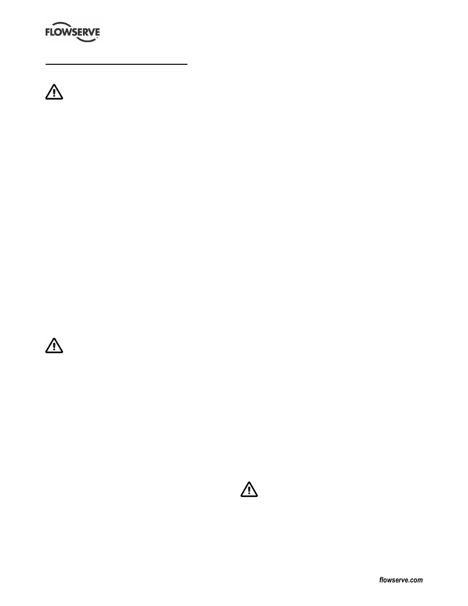 Flowserve WR User Manual | Page 4 / 28
