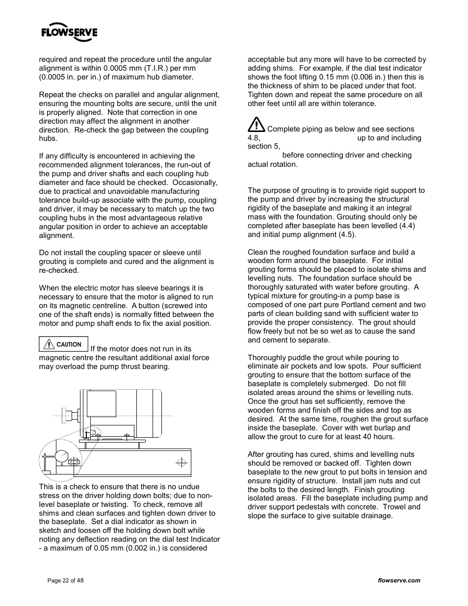 Flowserve MARK 3 GROUP 4 User Manual | Page 22 / 48