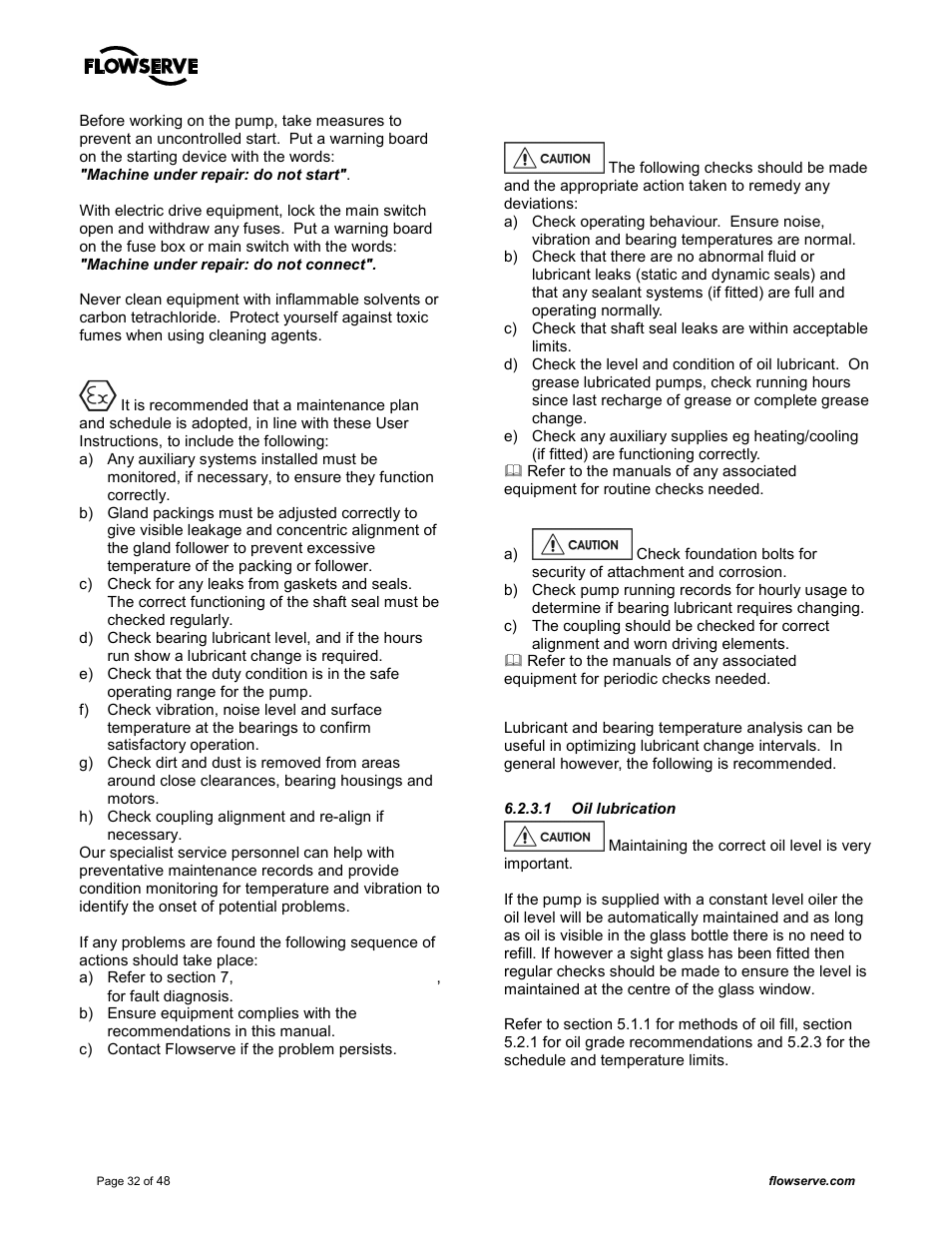 Flowserve MARK 3 GROUP 4 User Manual | Page 32 / 48