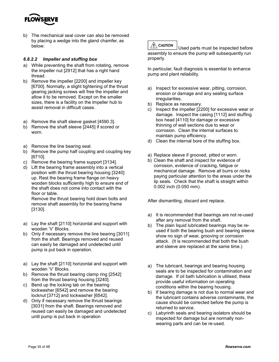 Flowserve MARK 3 GROUP 4 User Manual | Page 35 / 48