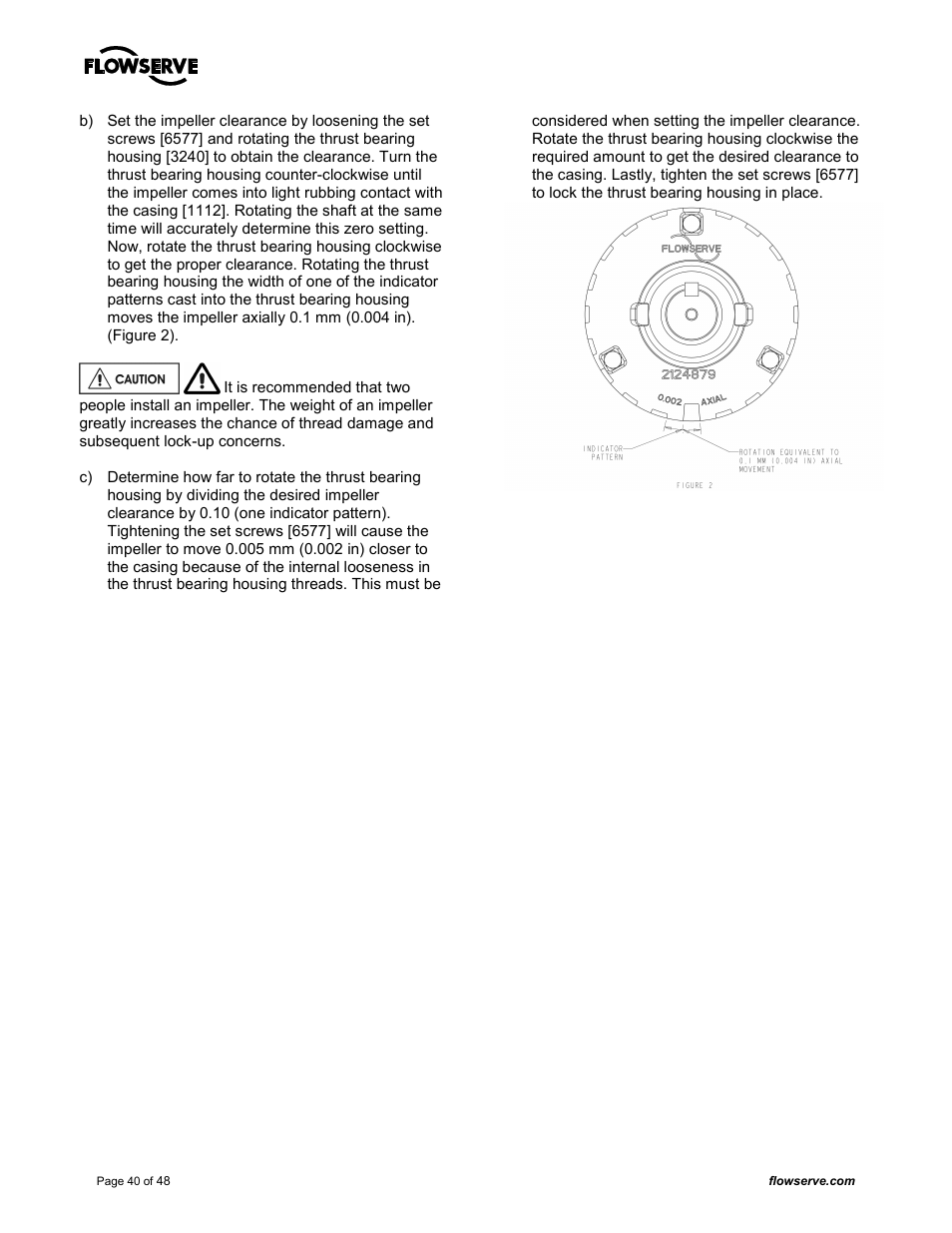 Flowserve MARK 3 GROUP 4 User Manual | Page 40 / 48