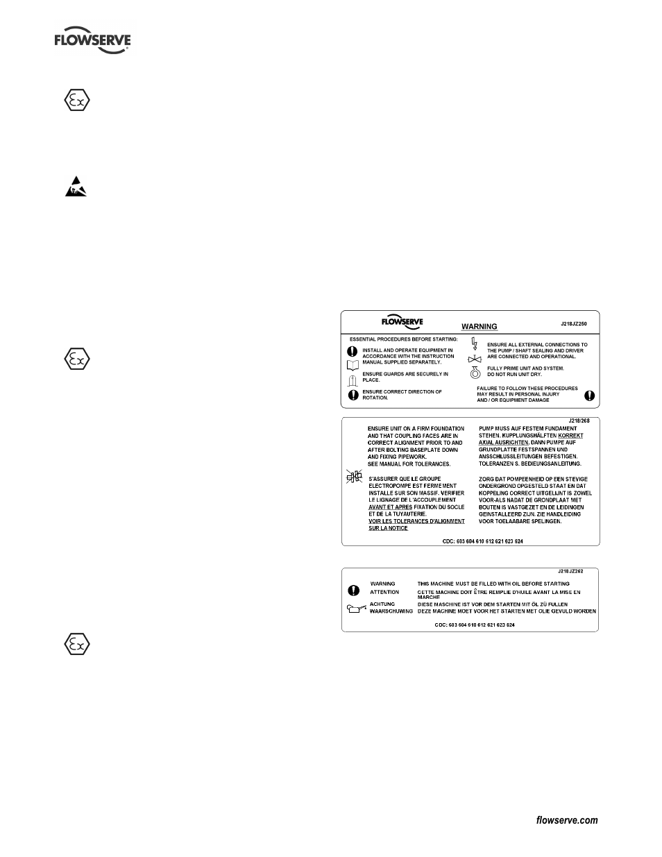 Flowserve L Worthington Simpson User Manual | Page 8 / 36