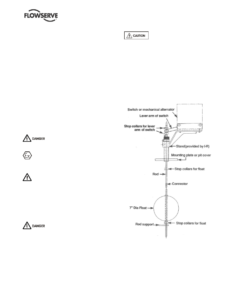 4 final pump rotation check, 5 auxiliary piping, 6 mechanical seal and packing | 7 electrical connections, 8 level controls | Flowserve ESP2 User Manual | Page 19 / 62