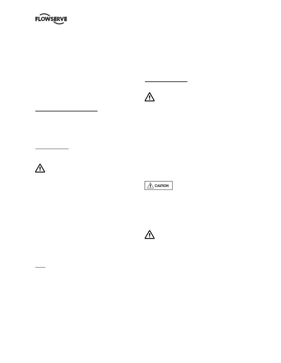 5 stopping and switching off, 6 maintenance, 1 general | Flowserve MEN User Manual | Page 25 / 36