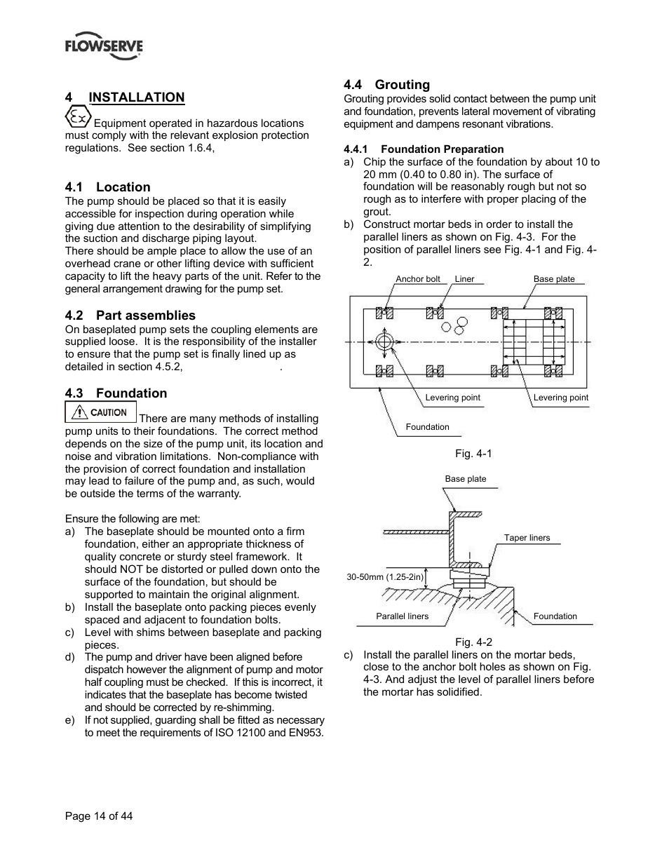 Flowserve BP User Manual | Page 14 / 44