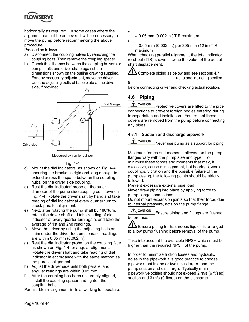 Flowserve BP User Manual | Page 16 / 44