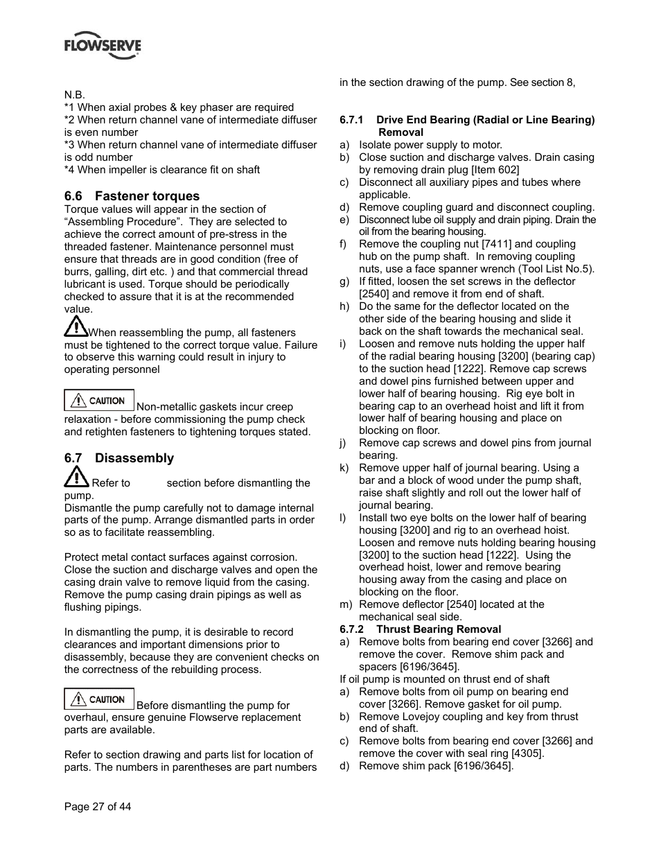 Flowserve BP User Manual | Page 27 / 44