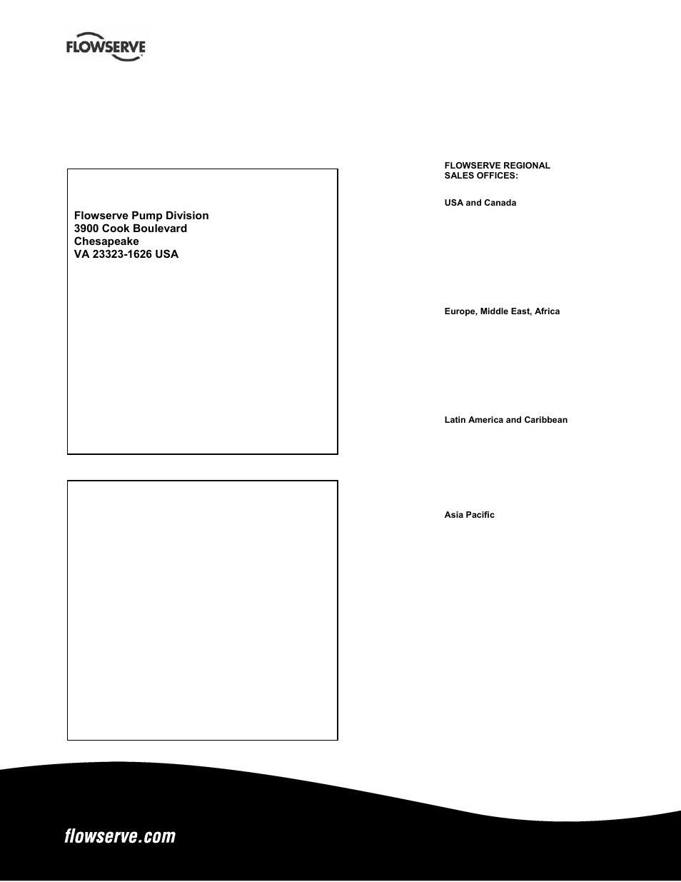 Flowserve S-series PolyChem User Manual | Page 52 / 52