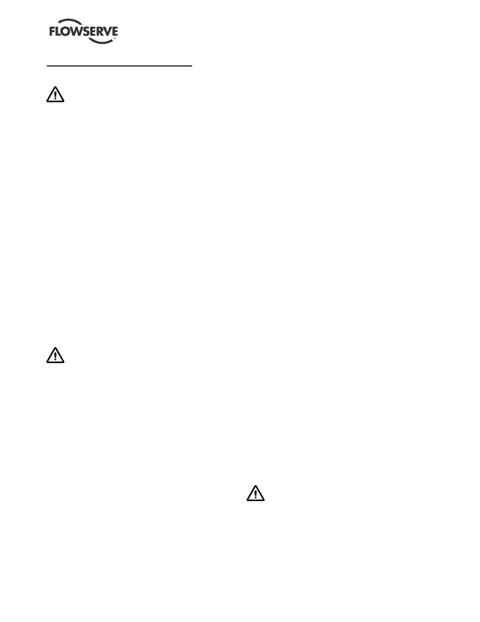 Flowserve ESP3 User Manual | Page 3 / 64