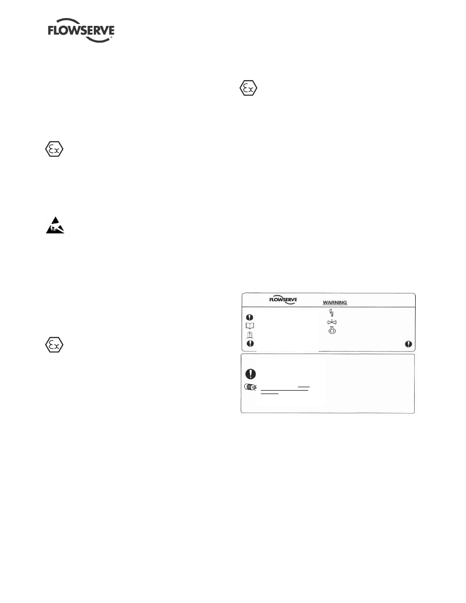 7 name plate and safety labels, 8 specific machine performance | Flowserve ESP3 User Manual | Page 7 / 64