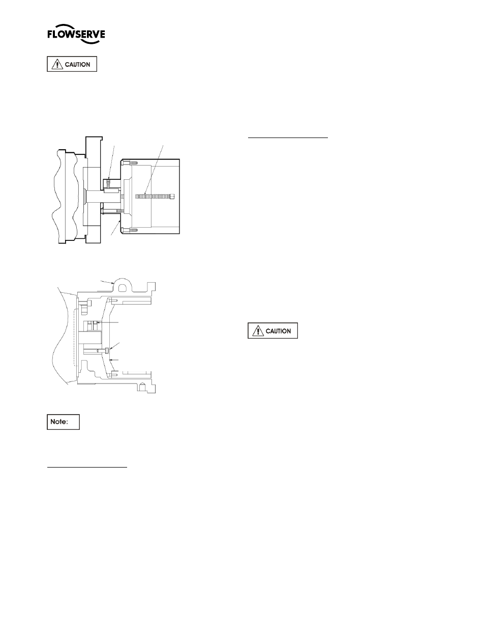 8 examination of parts | Flowserve M-series PolyChem User Manual | Page 44 / 60