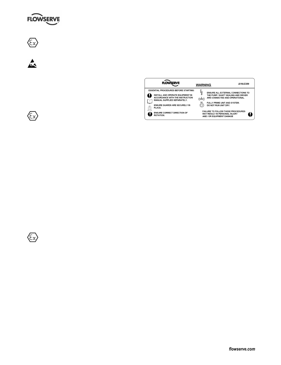 Flowserve CPXM User Manual | Page 8 / 32