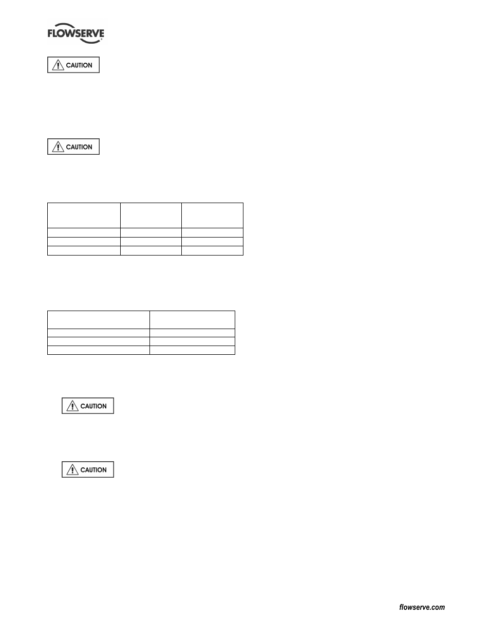 8 stopping and shutdown, 9 hydraulic, mechanical and electrical duty | Flowserve CPXPM User Manual | Page 16 / 28