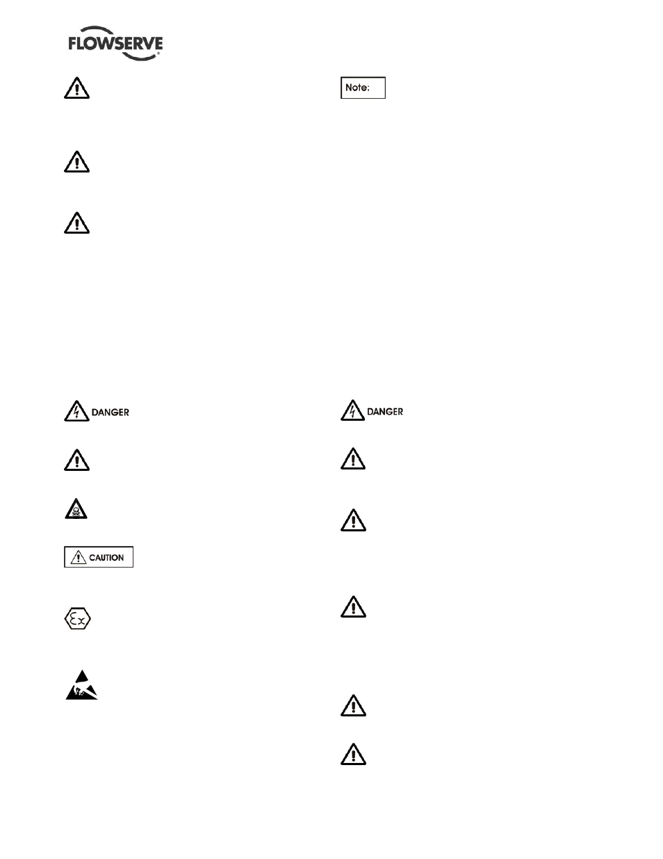 6 safety, 1 summary of safety markings, 2 personnel qualification and training | 3 safety action | Flowserve Casing Blind Covers Metallic User Manual | Page 4 / 14