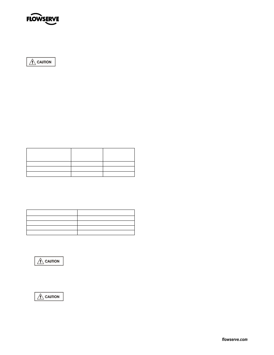 8 stopping and shutdown, 9 hydraulic, mechanical and electrical duty | Flowserve LN User Manual | Page 18 / 32