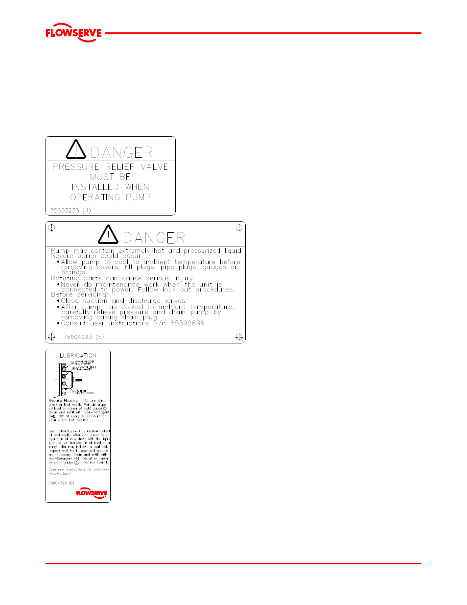 7 safety labels | Flowserve MPT User Manual | Page 9 / 41
