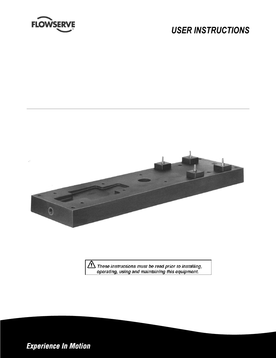 Flowserve Polybase baseplates User Manual | 24 pages