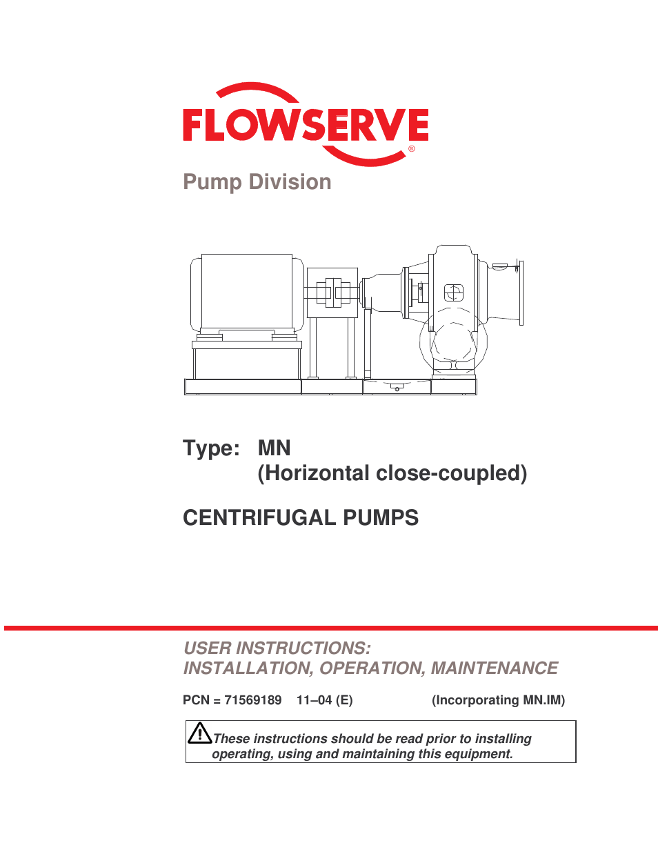 Flowserve MN User Manual | 49 pages