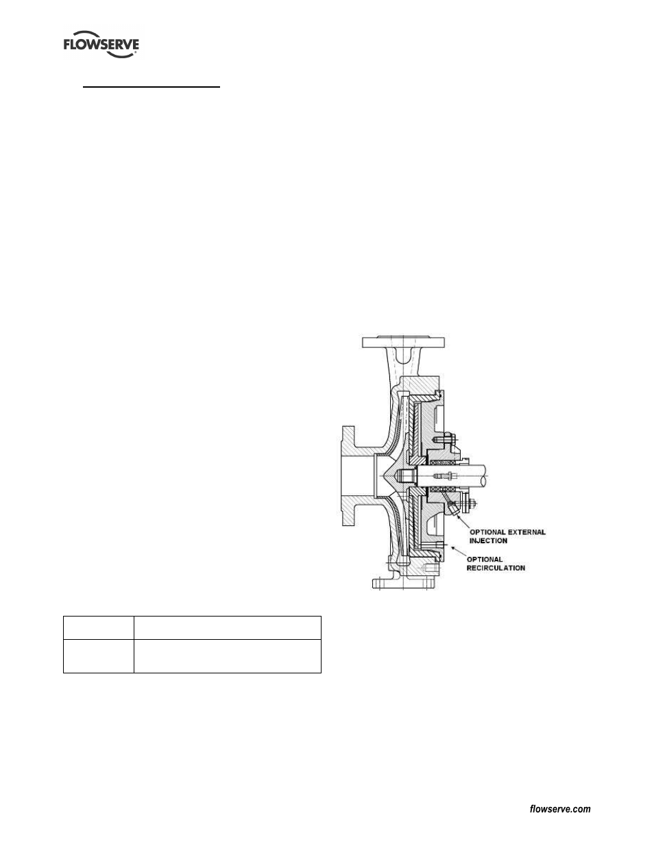 Flowserve Chemstar standard User Manual | Page 14 / 44