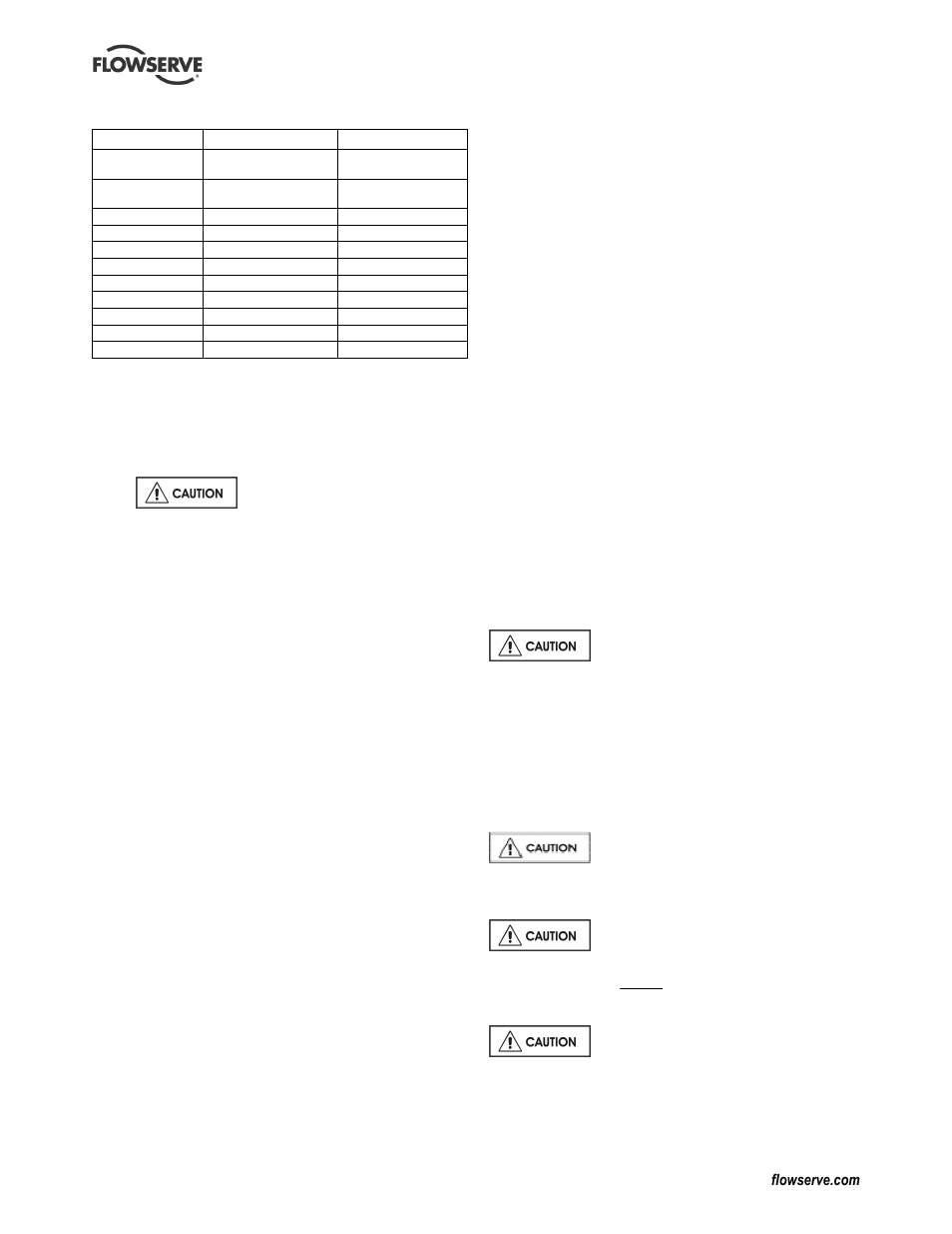 3 impeller clearance, 4 direction of rotation | Flowserve Chemstar standard User Manual | Page 17 / 44