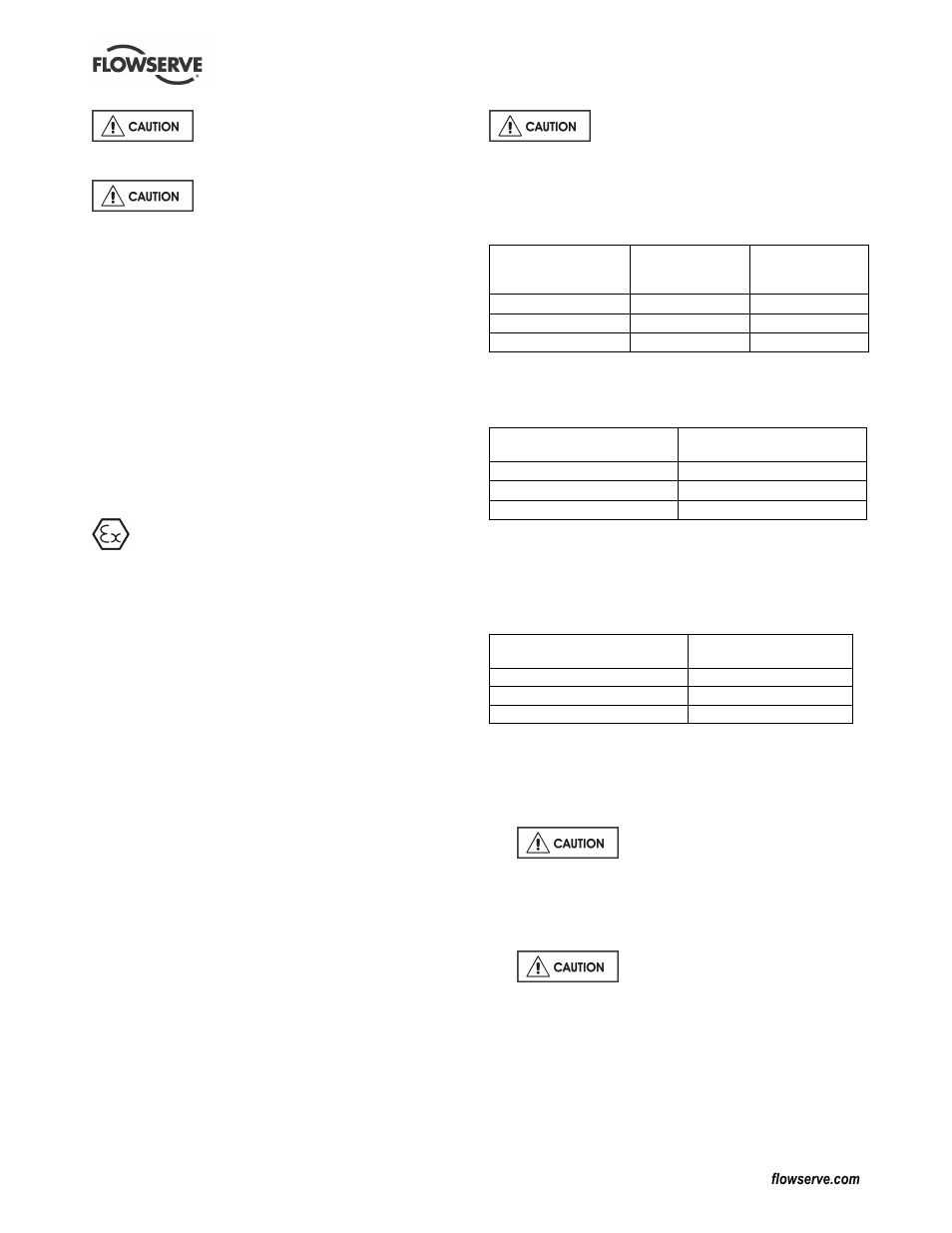 9 stopping and shutdown (all series) | Flowserve Chemstar standard User Manual | Page 19 / 44