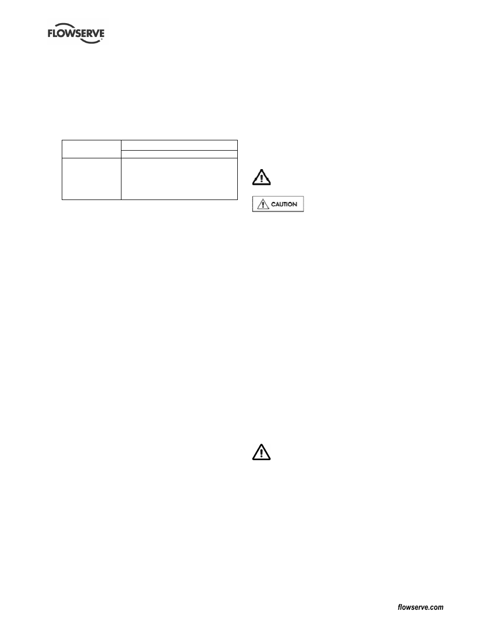 Flowserve Chemstar standard User Manual | Page 25 / 44