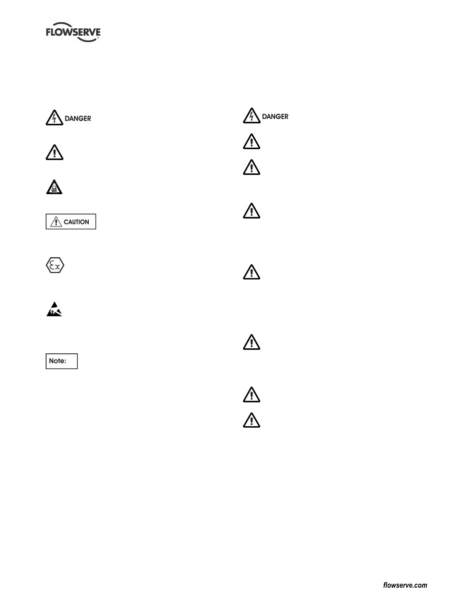 Flowserve Chemstar standard User Manual | Page 4 / 44