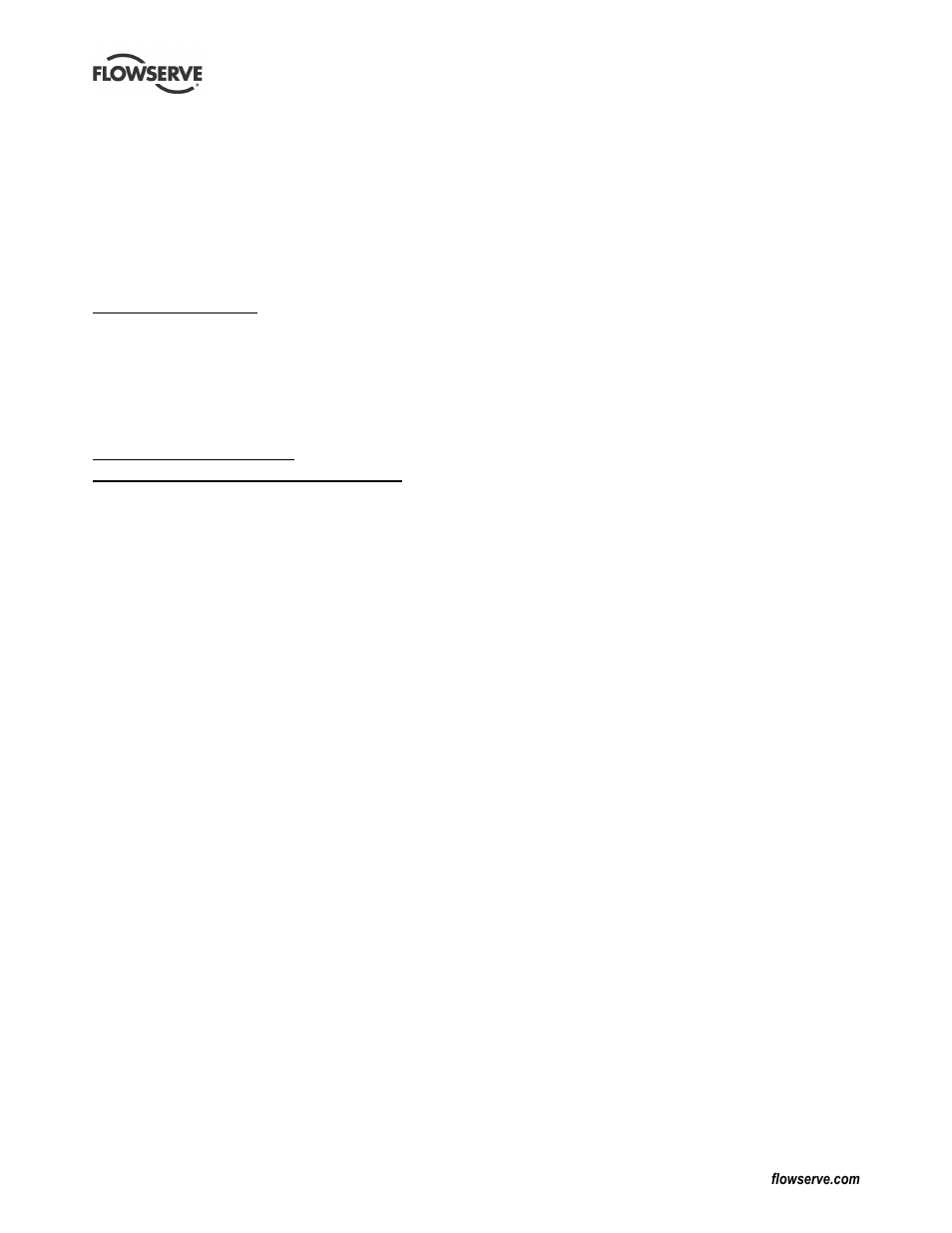 Flowserve Chemstar standard User Manual | Page 40 / 44