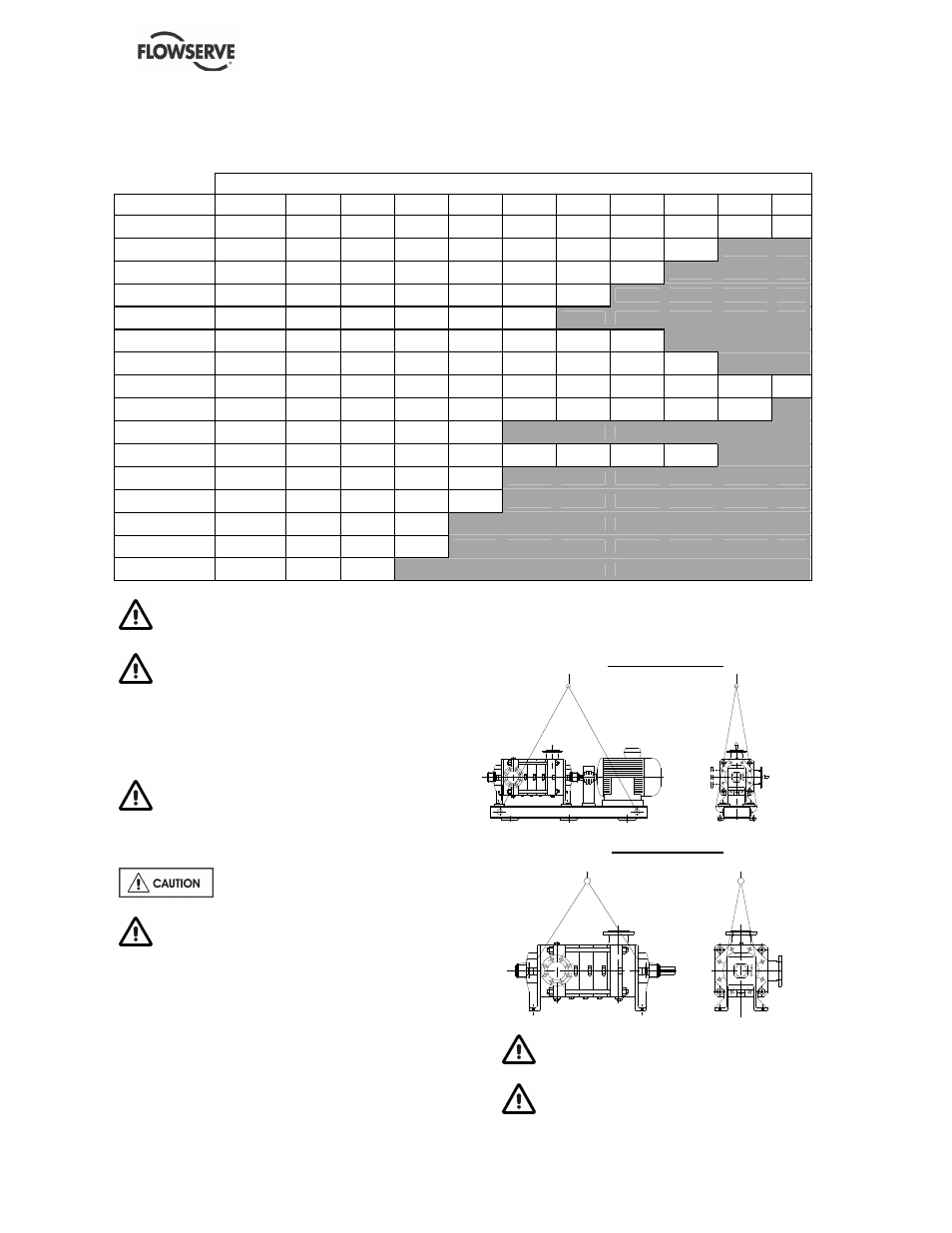 3 lifting | Flowserve NM User Manual | Page 11 / 48