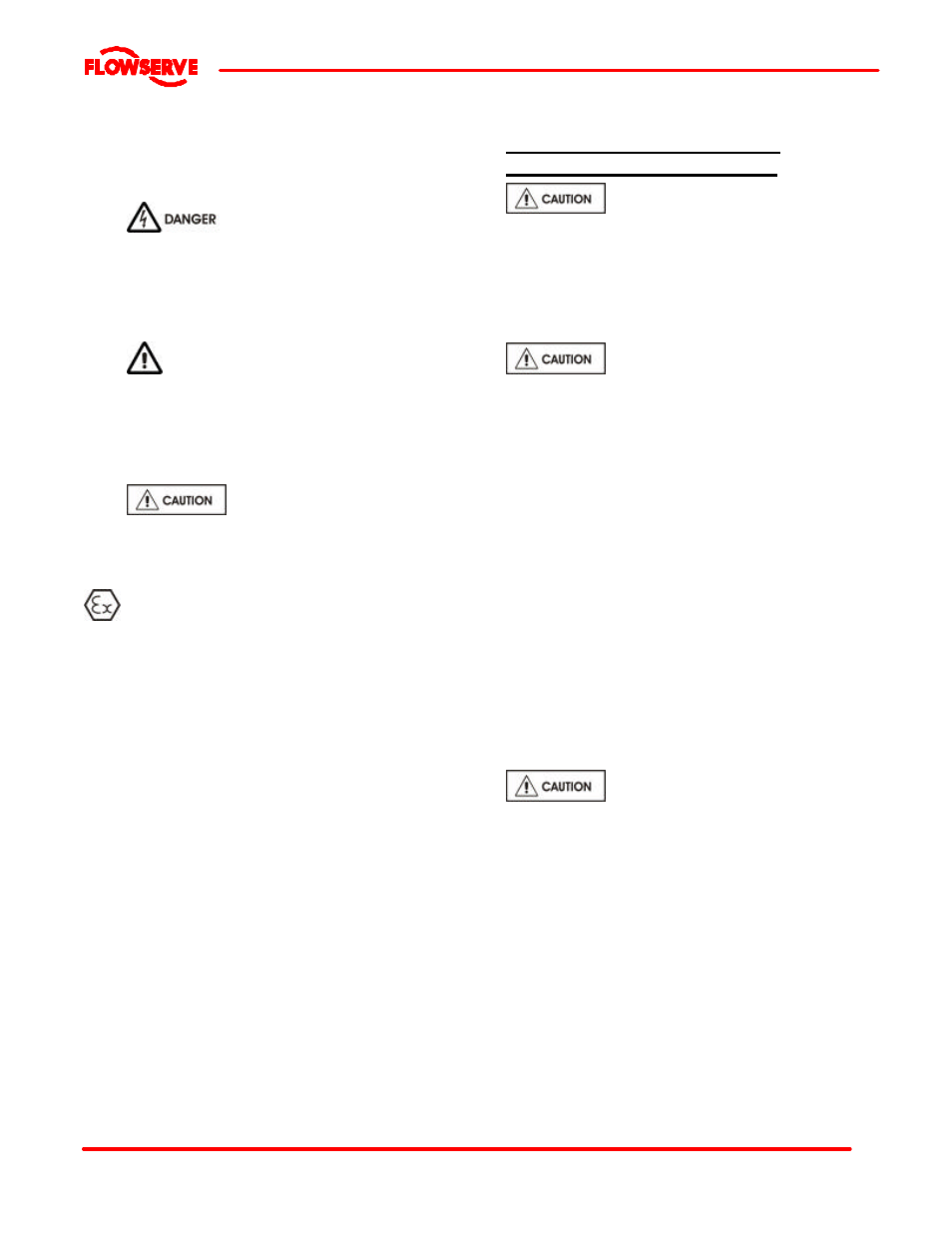 5 commissioning, start-up, operation and shutdown | Flowserve FRBH User Manual | Page 27 / 54