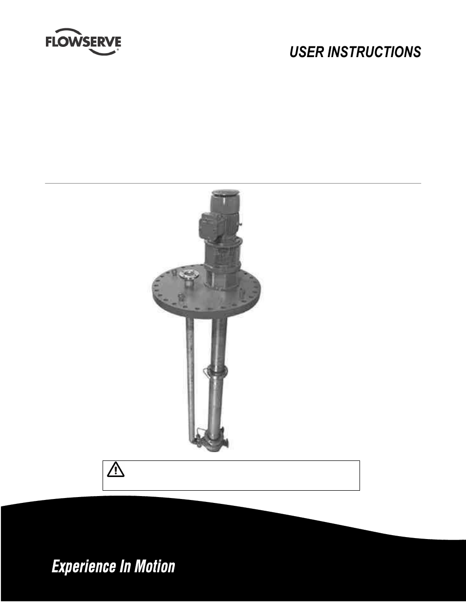 Flowserve CPXV fitted with WW User Manual | 36 pages