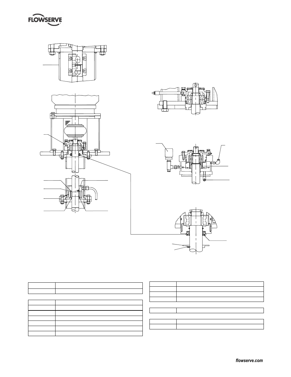 2 cpxv – ww/cw bearing options | Flowserve CPXV fitted with WW User Manual | Page 31 / 36