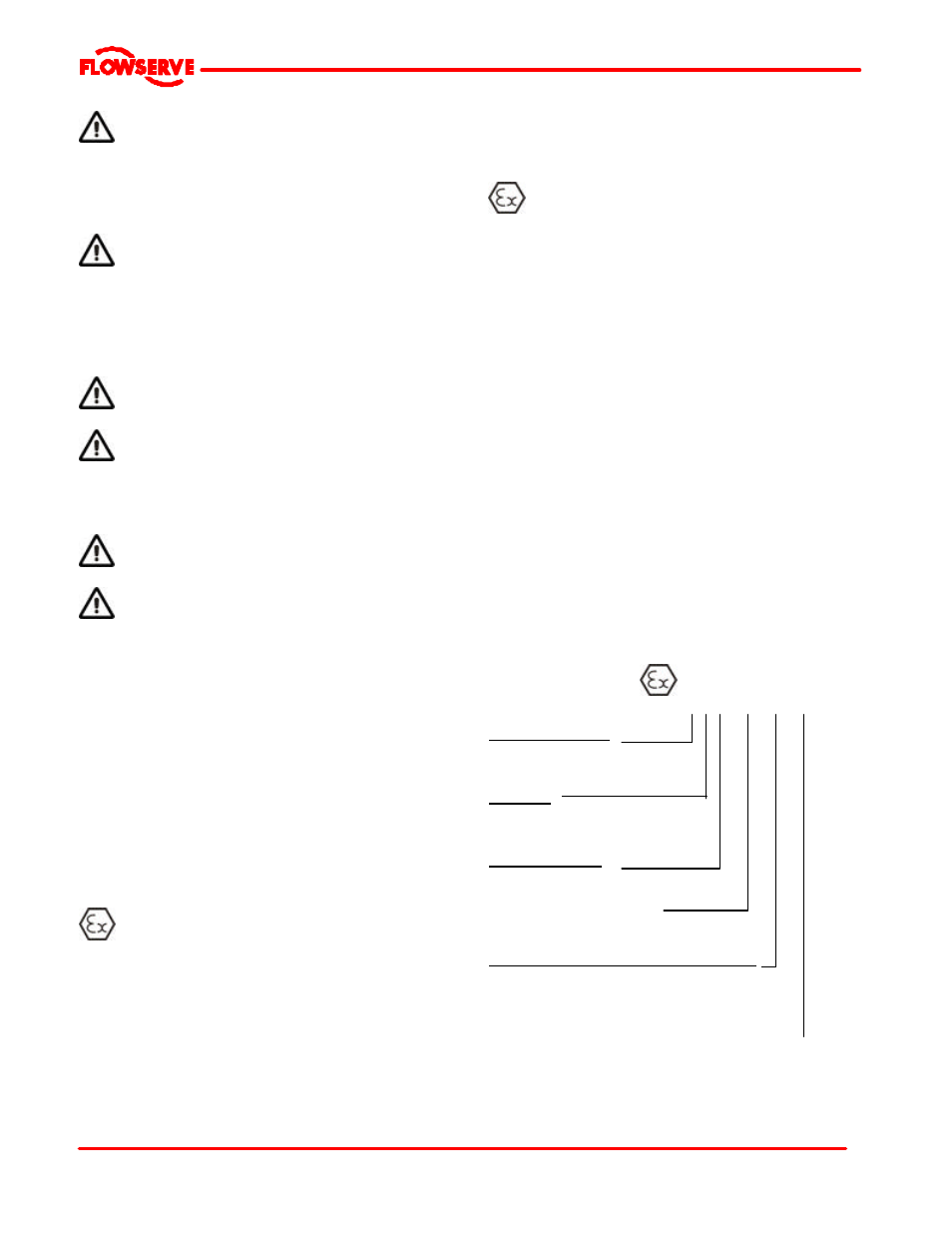 Flowserve FRBHJC User Manual | Page 6 / 42