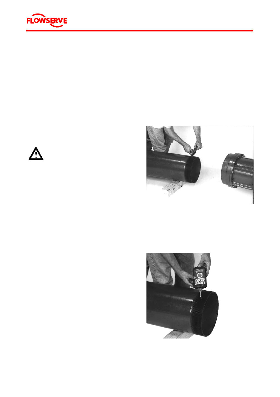 Install pump bowl assembly, Install pump bowl assembly, see cha | Flowserve Byron Jackson Type M User Manual | Page 30 / 68