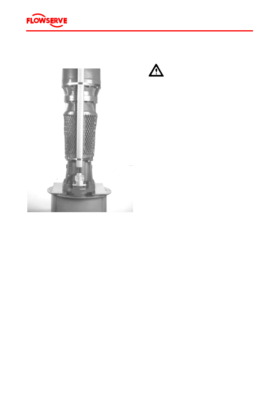 Fasten the power cable to the cable guard | Flowserve Byron Jackson Type M User Manual | Page 39 / 68