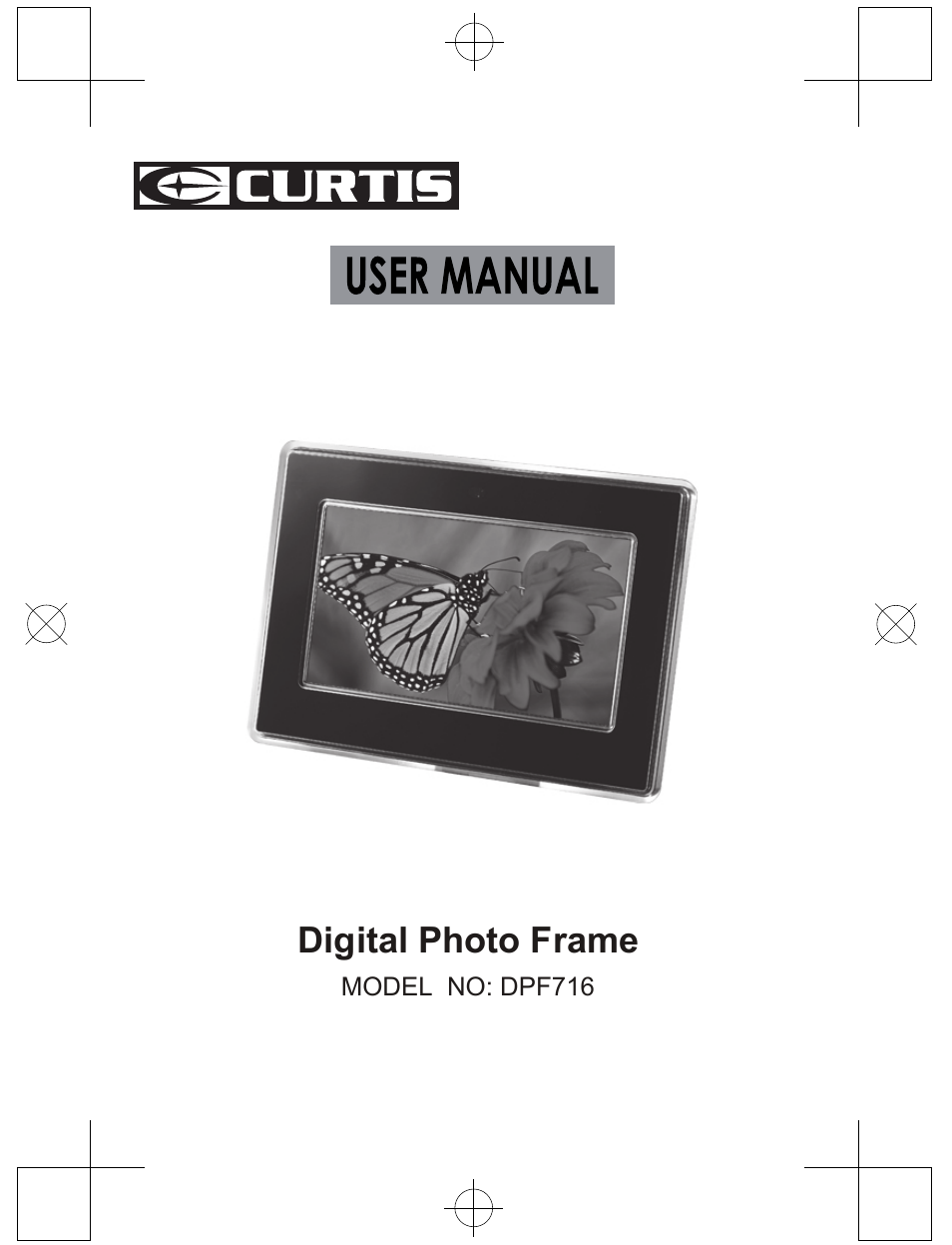 Curtis DPF716 User Manual | 7 pages
