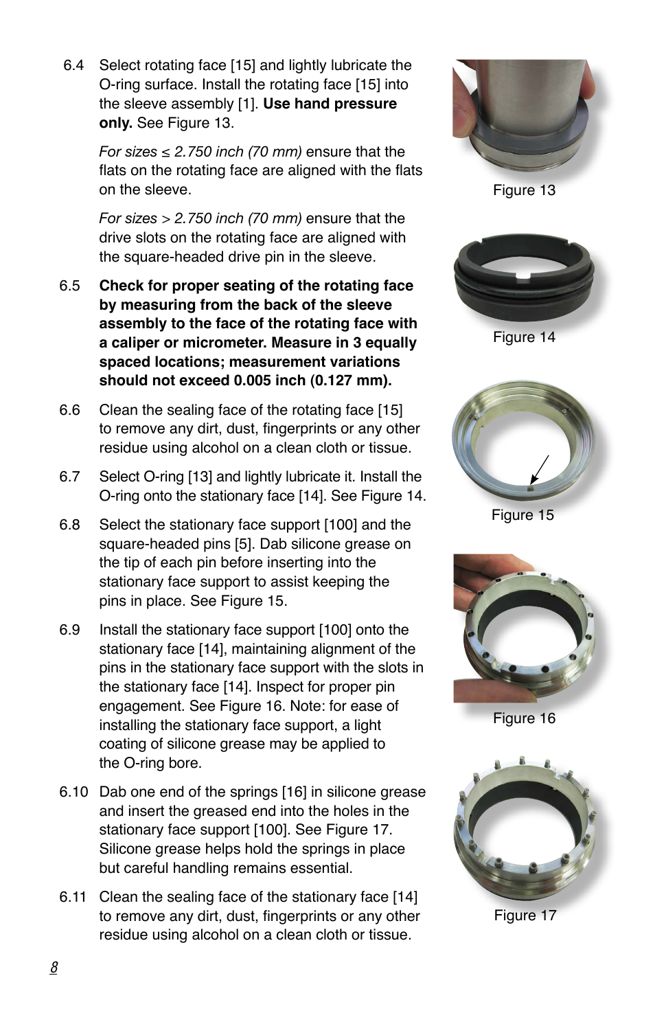 Flowserve ISC2 Dual Pusher Repair User Manual | Page 8 / 12