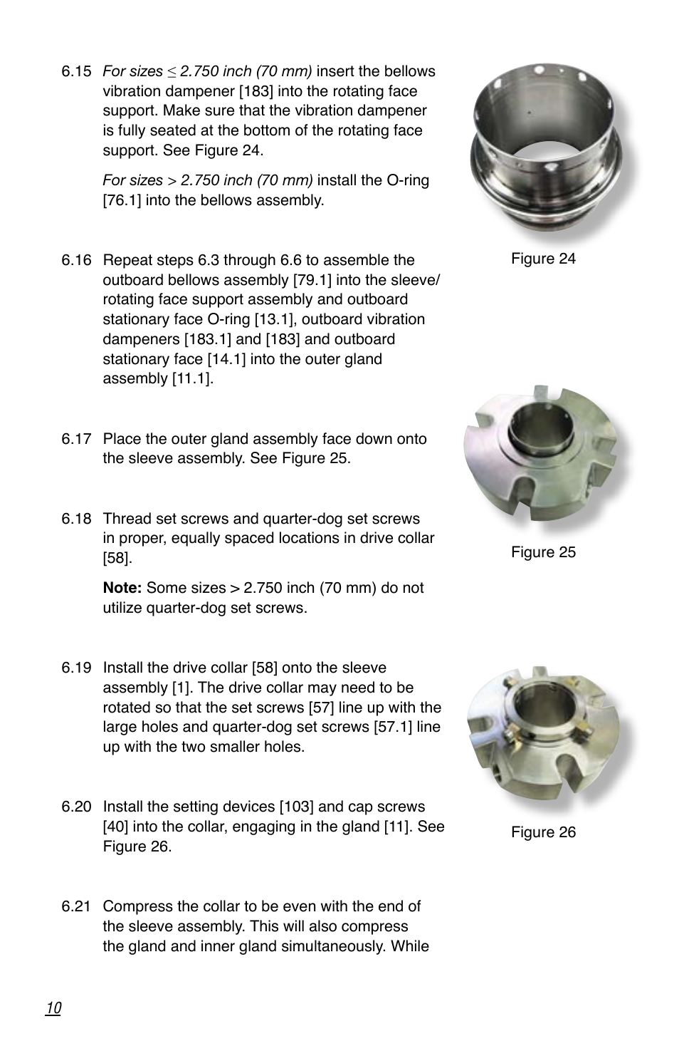 Flowserve ISC2
 Dual metal bellows sea User Manual | Page 10 / 12