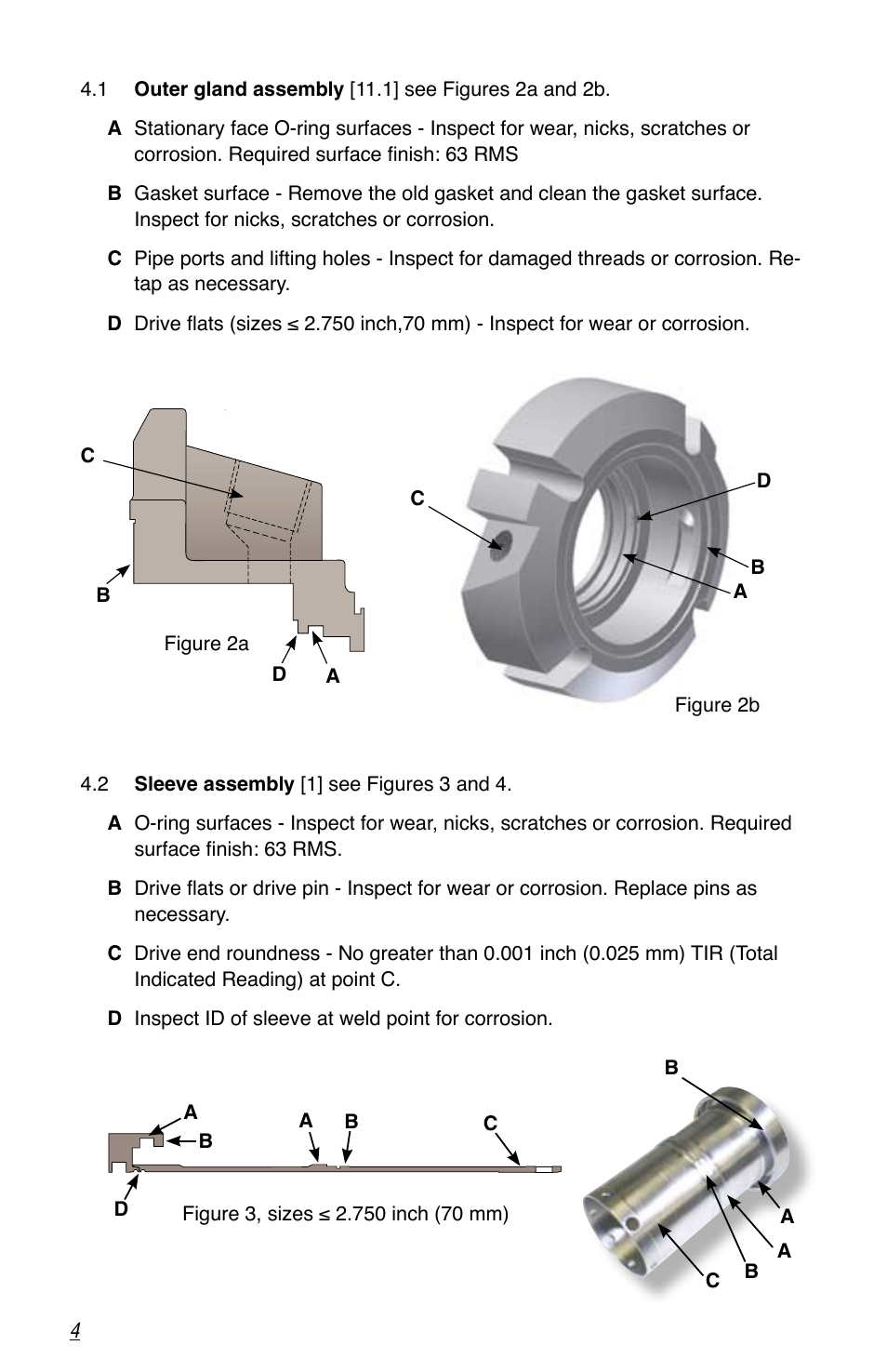 Flowserve ISC2
 Dual metal bellows sea User Manual | Page 4 / 12