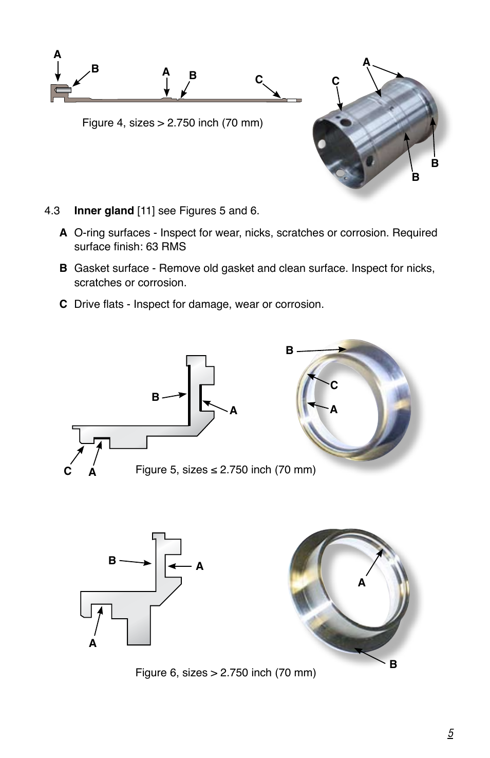 Flowserve ISC2
 Dual metal bellows sea User Manual | Page 5 / 12