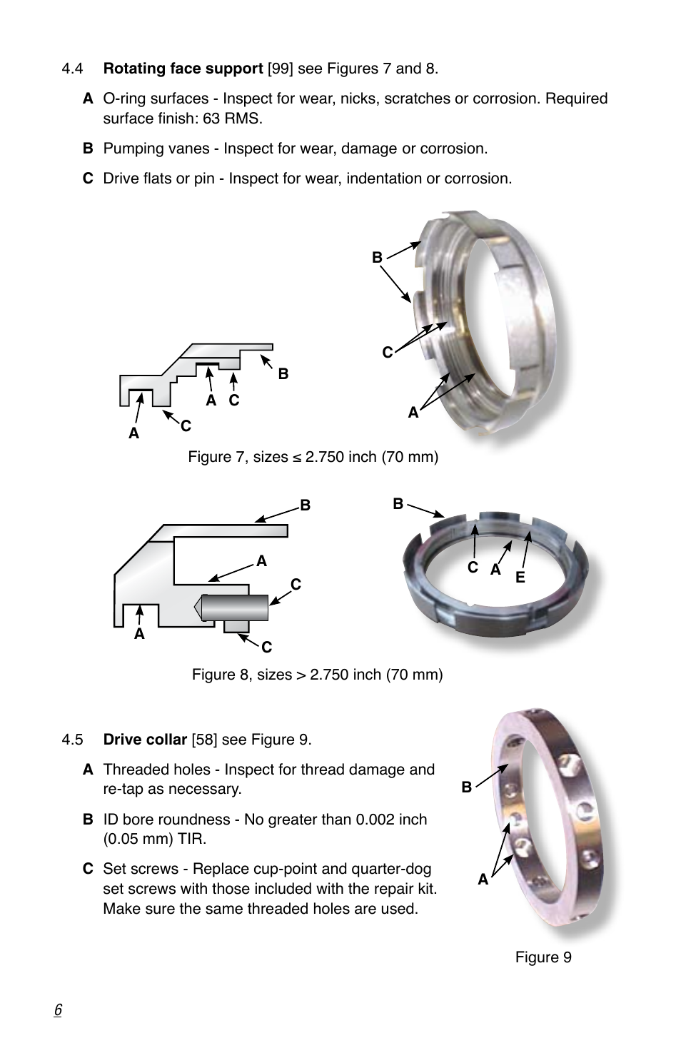 Flowserve ISC2
 Dual metal bellows sea User Manual | Page 6 / 12