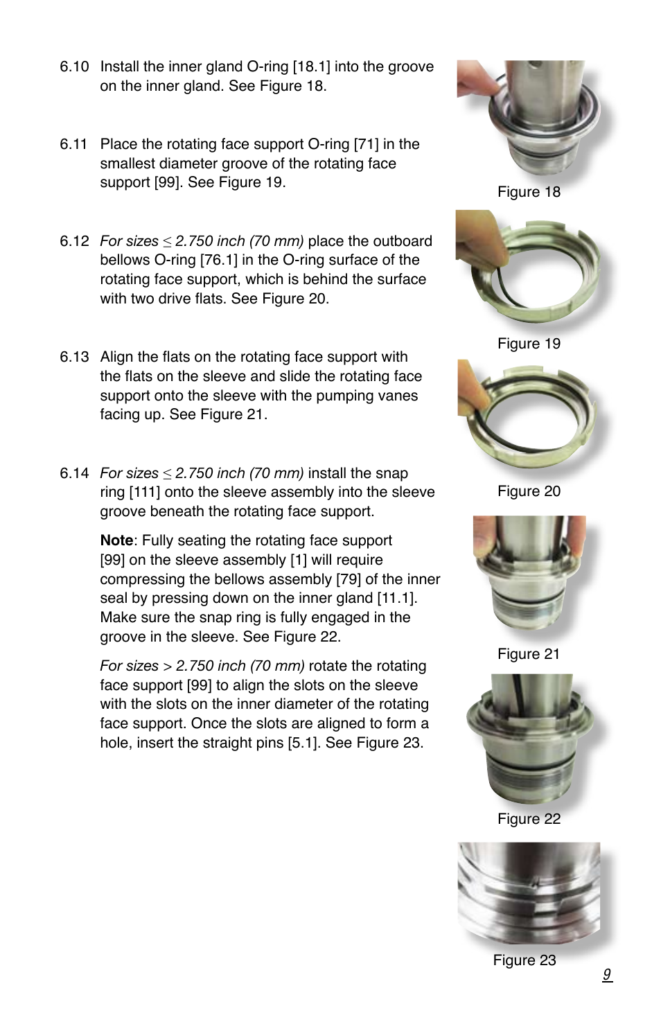 Flowserve ISC2
 Dual metal bellows sea User Manual | Page 9 / 12
