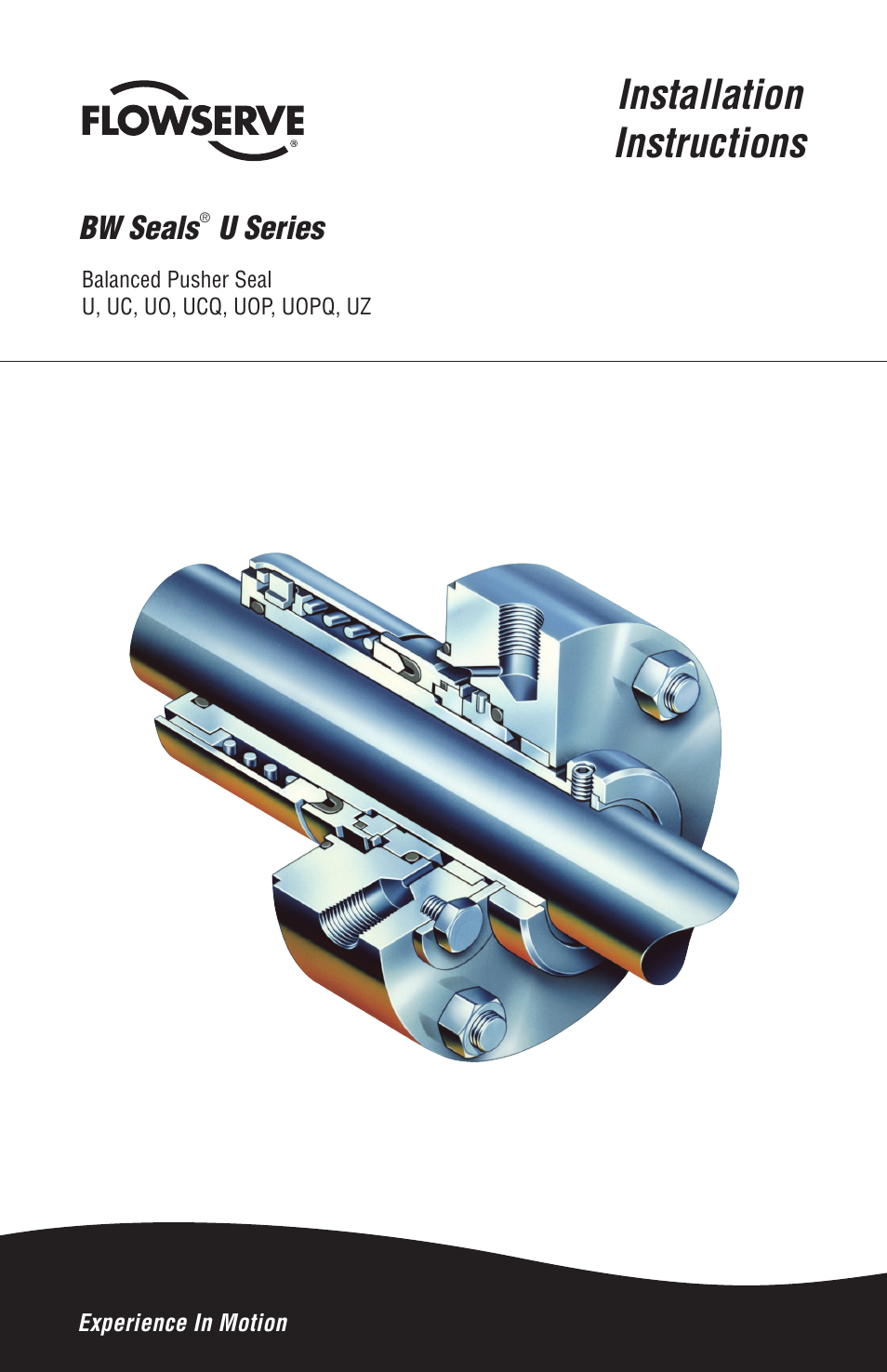 Flowserve U Series BW Seals User Manual | 4 pages