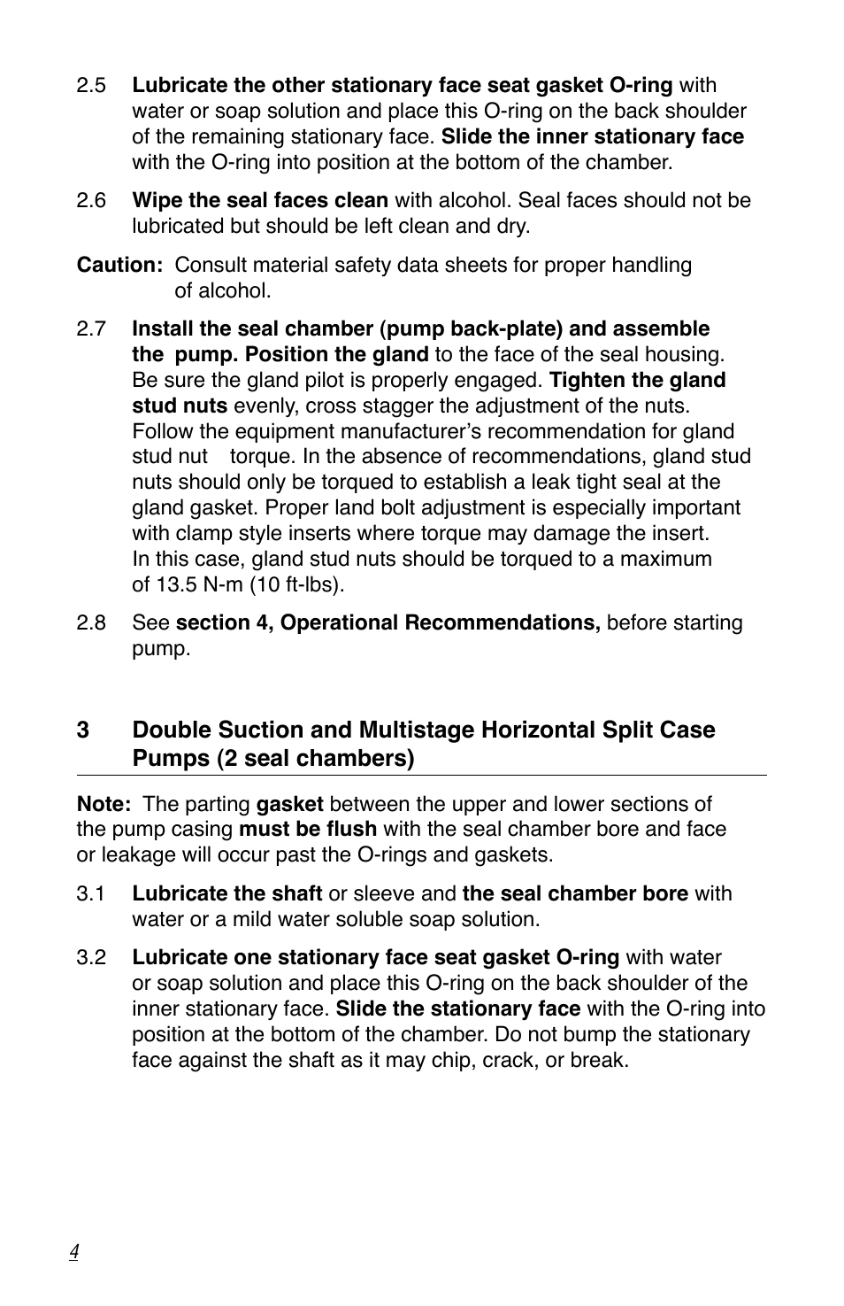 Flowserve Durametallic Double CRO User Manual | Page 4 / 8