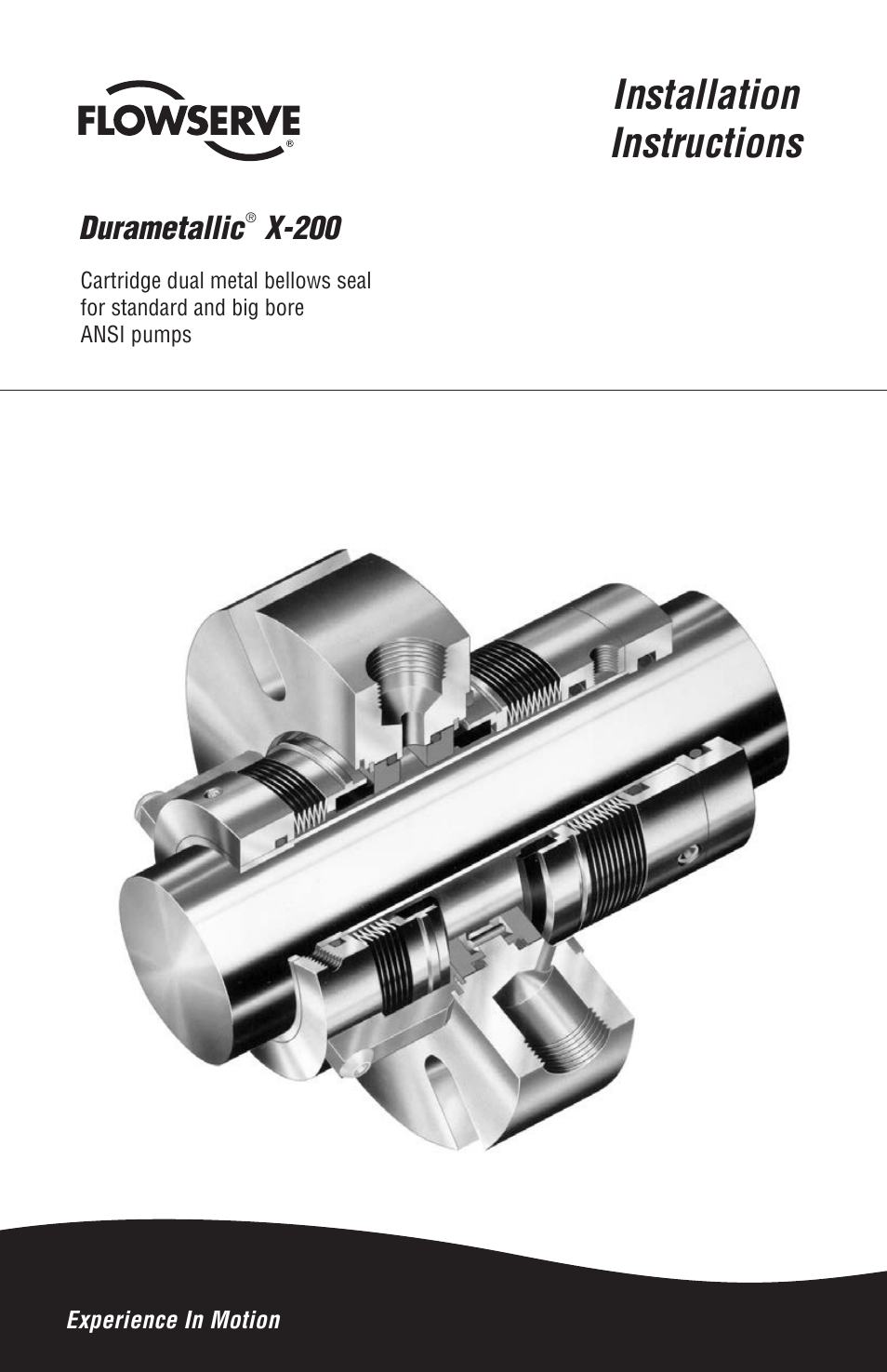 Flowserve X-200 User Manual | 12 pages